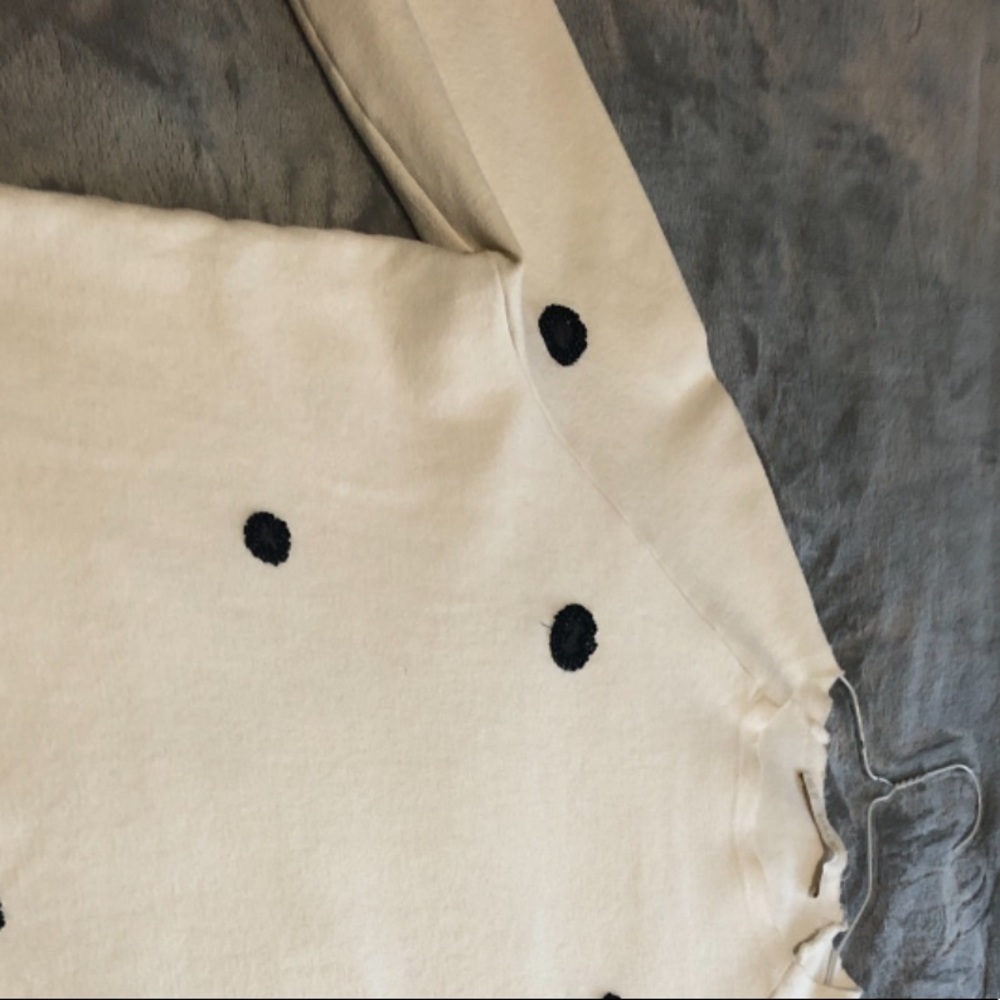 Zara xs knit top with beautiful ringston dot - Picture 4 of 4